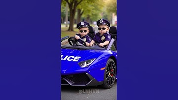 Thumbnail of Baby Police Officer, Police Car, Police Siren ep.97 #shorts #policeofficer #policecar #policesiren