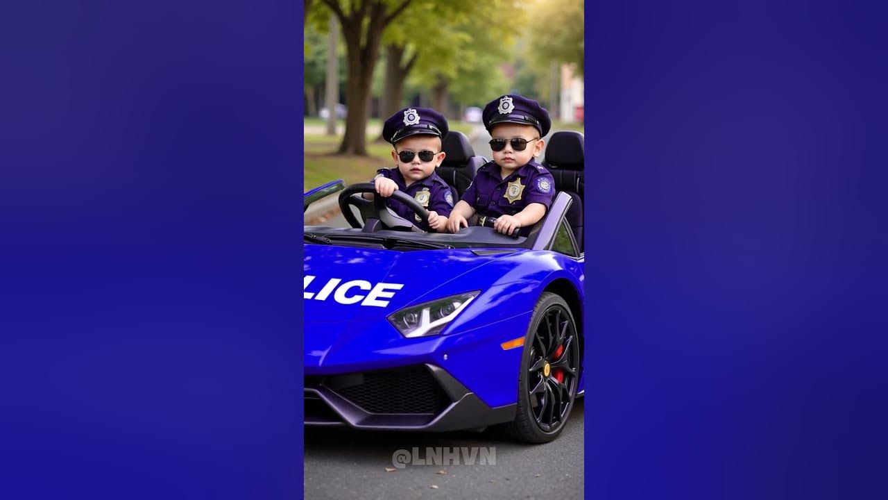 Baby Police Officer, Police Car, Police Siren ep.97 #shorts #policeofficer #policecar #policesiren