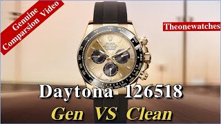 Daytona 126518 Compared（Gen vs Clean）