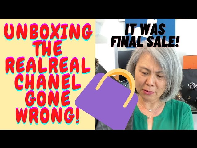Terrible Unboxing of TheRealreal Chanel Bag/ It was Final Sale