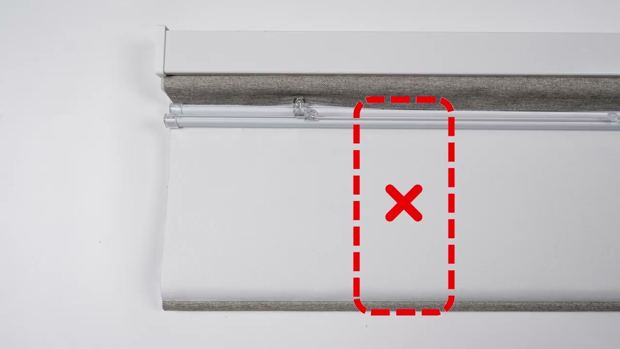 Installation of PVC Plastic Support Plates for Roman Shades