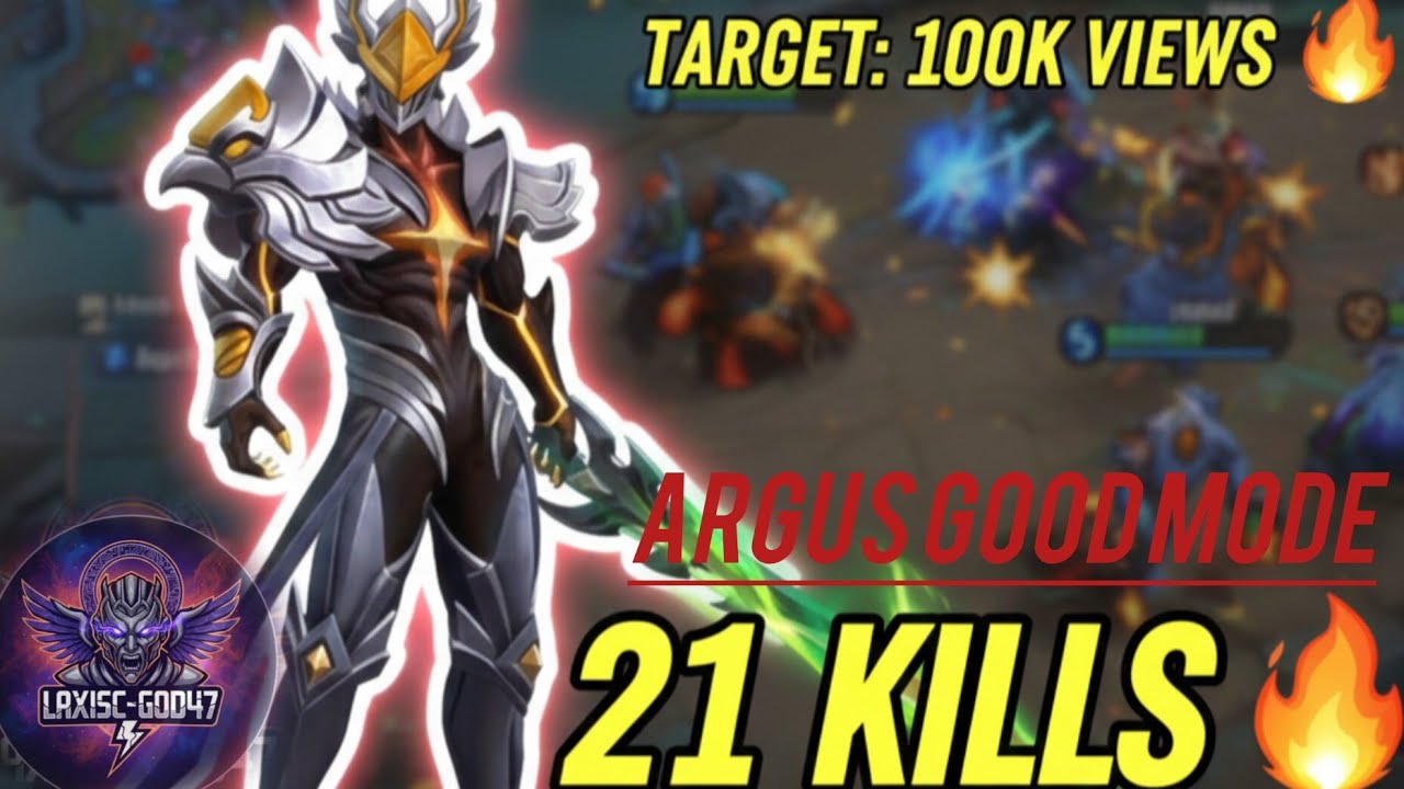 ARGUS 21 KILLS! ⚔️ | The Unstoppable Immortal Gameplay | MLBB