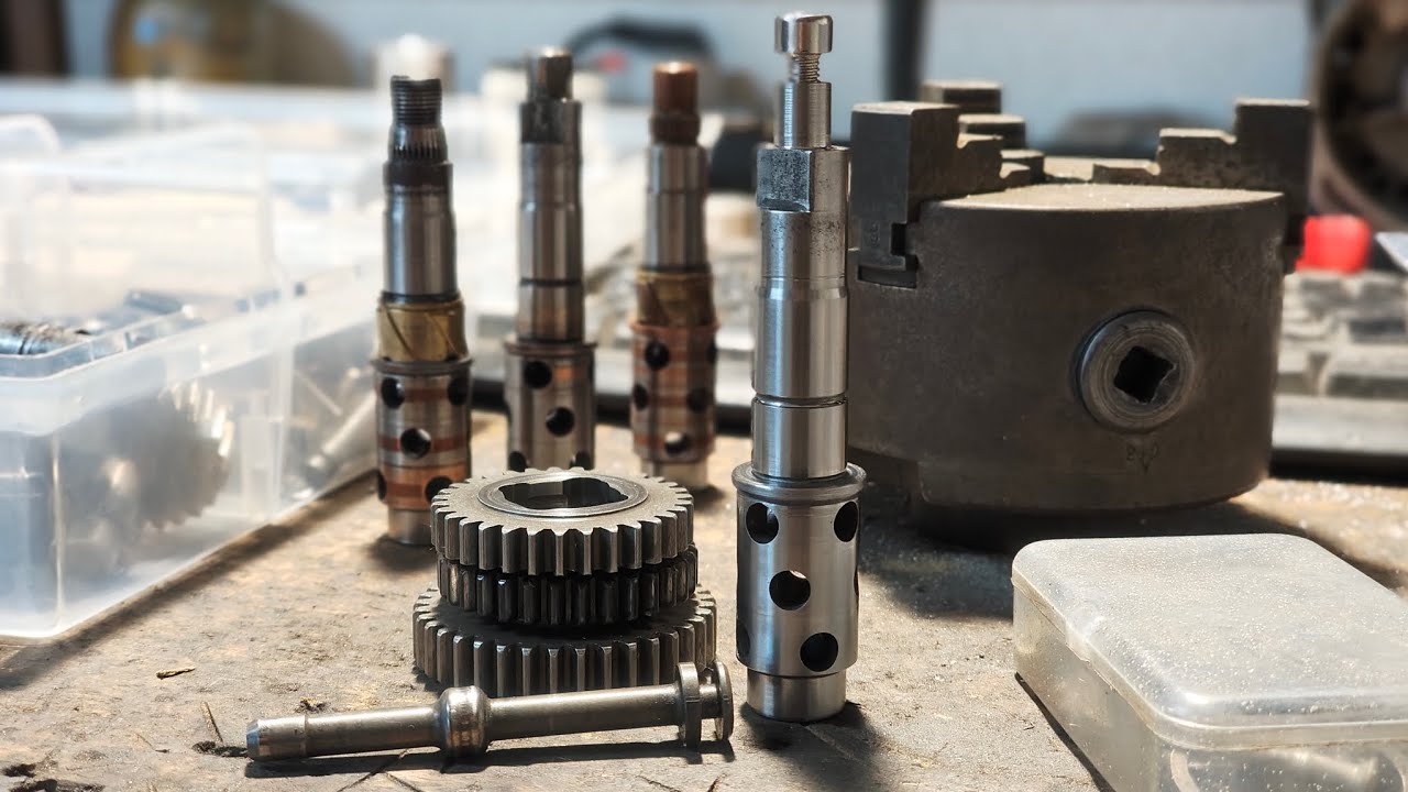 Zündapp Getriebewellen Tuning | Umbau auf Axiale Ritzelsicherung bei der CS25 👌