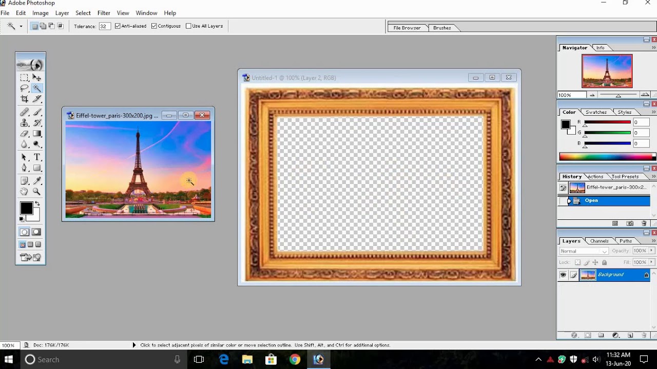 Kisi bhi photo me frame kaise lagaye 7.0 me YouTube