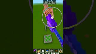 MACE + SPEAR PVP IN MOBILE#minecraft #pvp