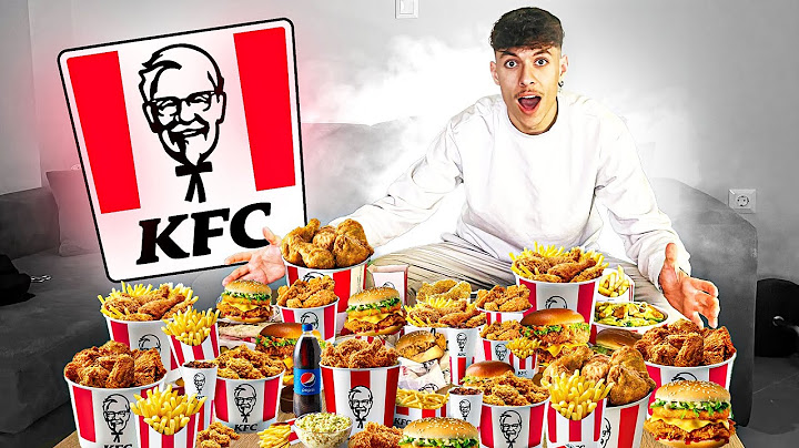 Αγόρασα OΛΟ ΤΟ MENU από KFC