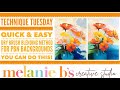 BLURRING & BLENDING BACKGROUNDS on Paint by Numbers PBN | Dry Brush Tutorial | TECHNIQUE TUESDAY