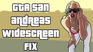 PS2 - [GTA:SA v1.03 - NTSC]Modern Widescreen Fix Project