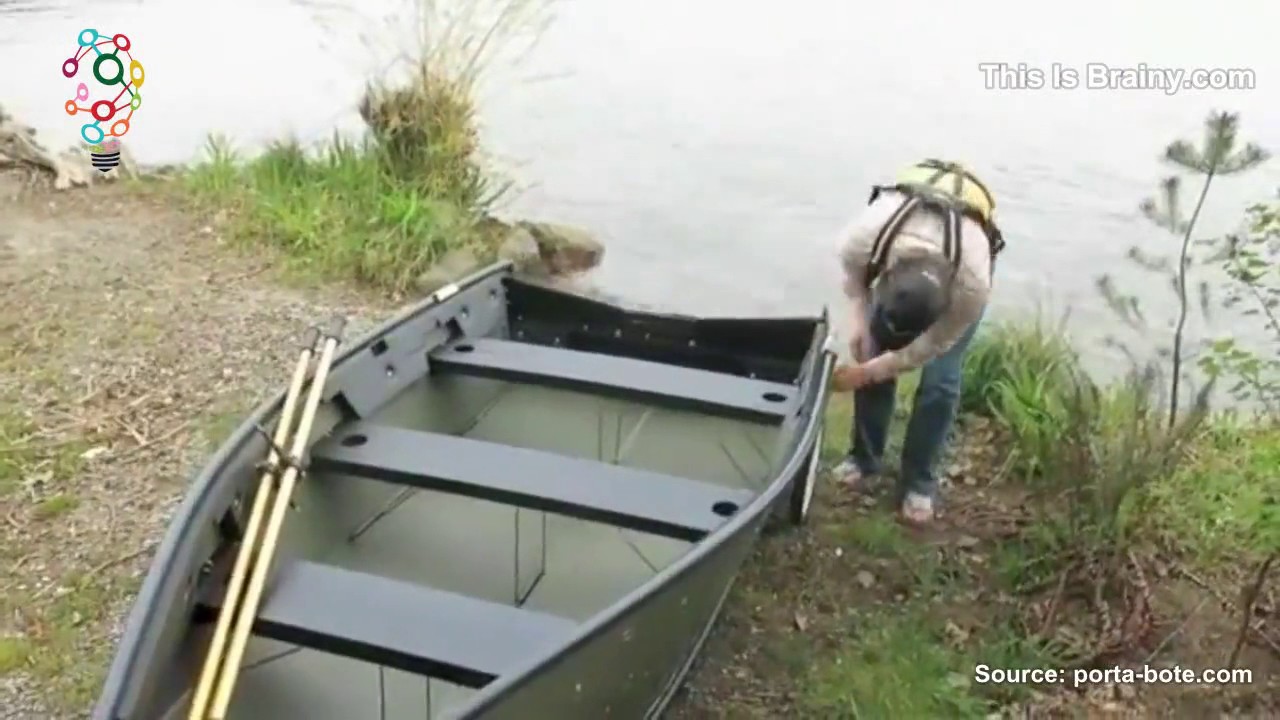 Portable Folding Boat - YouTube