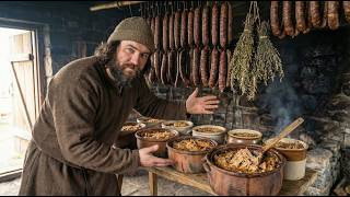 The Medieval Peasant's Meat That Lasted 5 Years WITHOUT a Fridge (3 Ingredients)