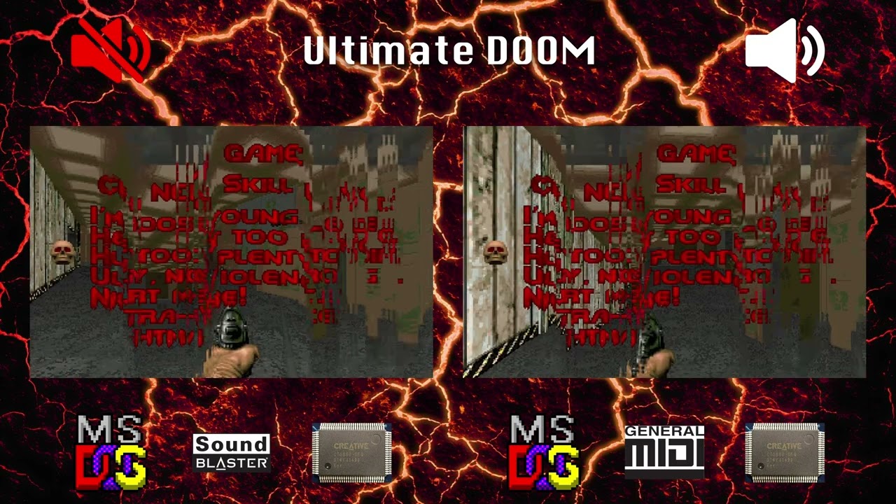 [OVM] Ultimate DOOM (CT5880, OPL vs CT5880, General MIDI)