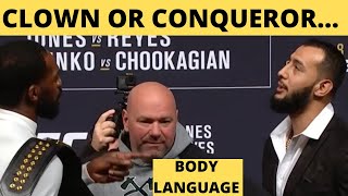 SPITEFUL INTENTIONS!! BODY LANGUAGE reveals Jon BONES Jones vs Dominick Reyes NASTY PLANS! UFC 247