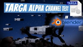 Blender .tga alpha channel output test