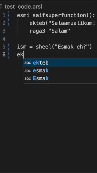 Making an Egyptian Arabic Programming Language from Scratch!! - YouTube