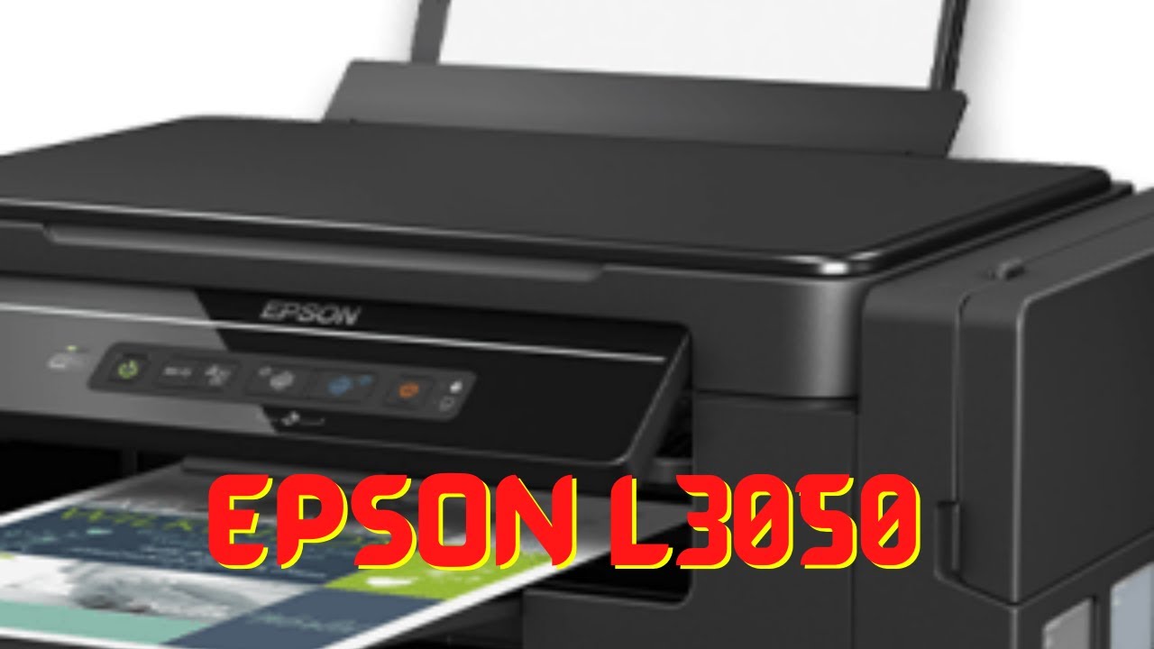 Epson l3050 printing blank pages | power ink flashing - YouTube