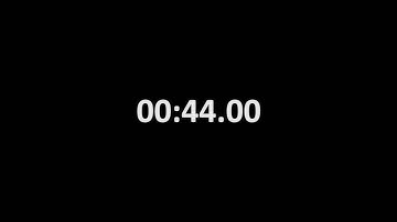 One Minute Countdown Timer with milliseconds