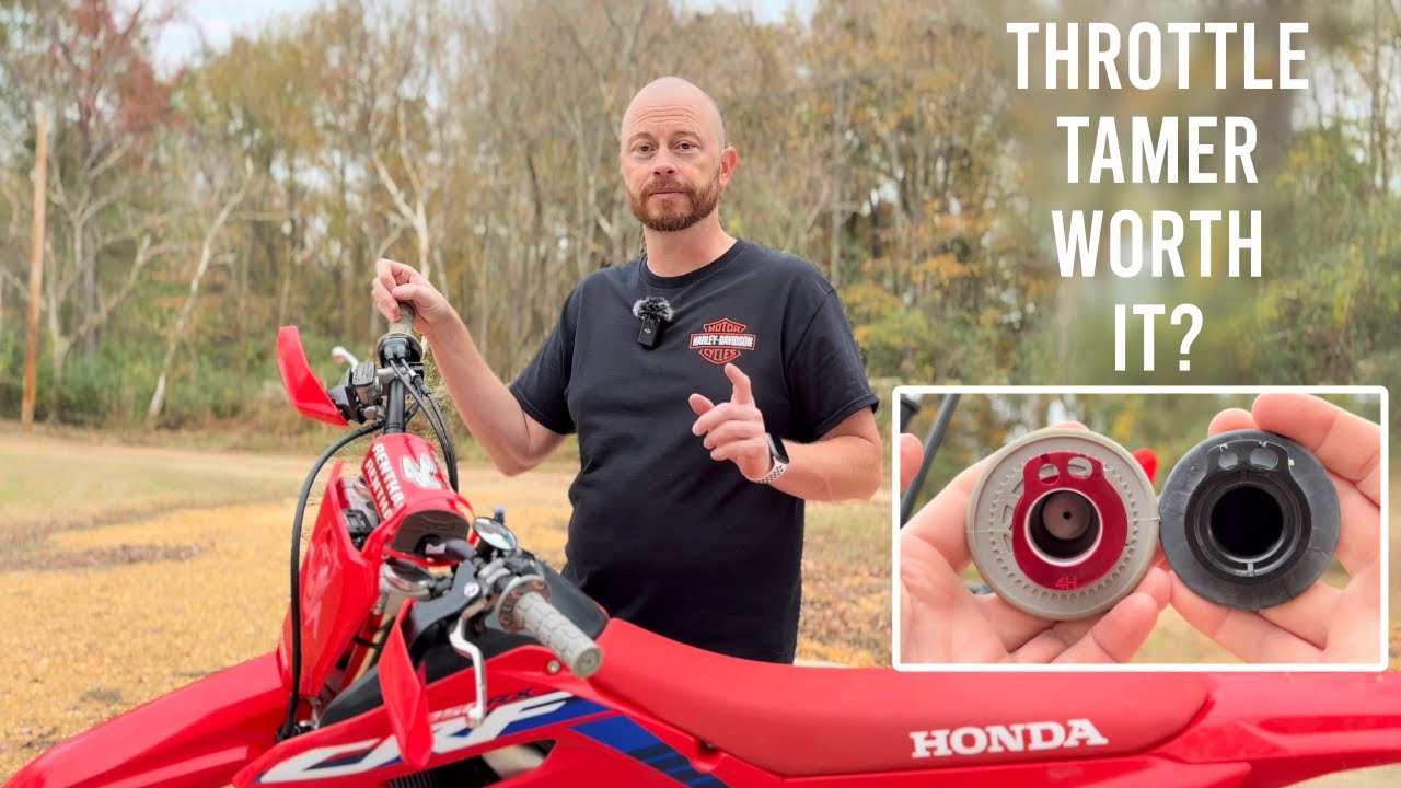 Throttle tamer install and review 2023 Honda CRF250RX YouTube