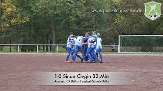 Spvg Arminia 09 Köln Vs 1.Jfs Köln I Pass Schuss Tor