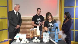 Pasadena's Ice Cream Lab Uses Liquid Nitrogen to make Ice Cream