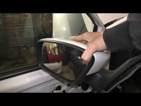 VW Polo Sedan - Замена зеркала заднего вида