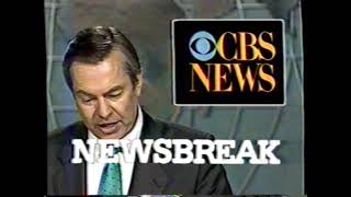 11/5/1985 CBS Newsbreak 'Bill Kurtis' 'Floods In Virginia'