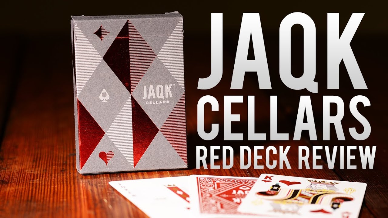 Deck Review - Red JAQK Cellars Playing Cards - YouTube