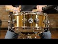 DW 5.5x14 Collectors Series Polished Brass Snare Drum-Quick &#39;n&#39; Dirty