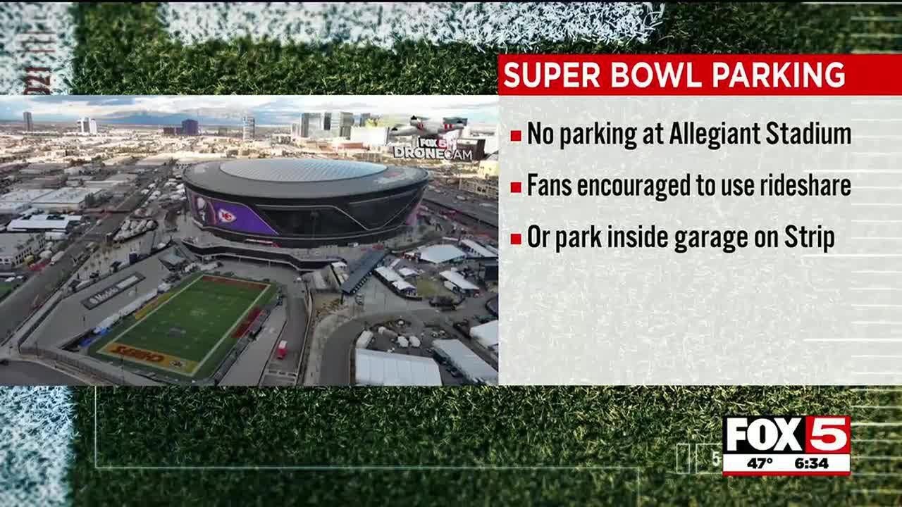 Super Bowl parking options limited in Las Vegas YouTube