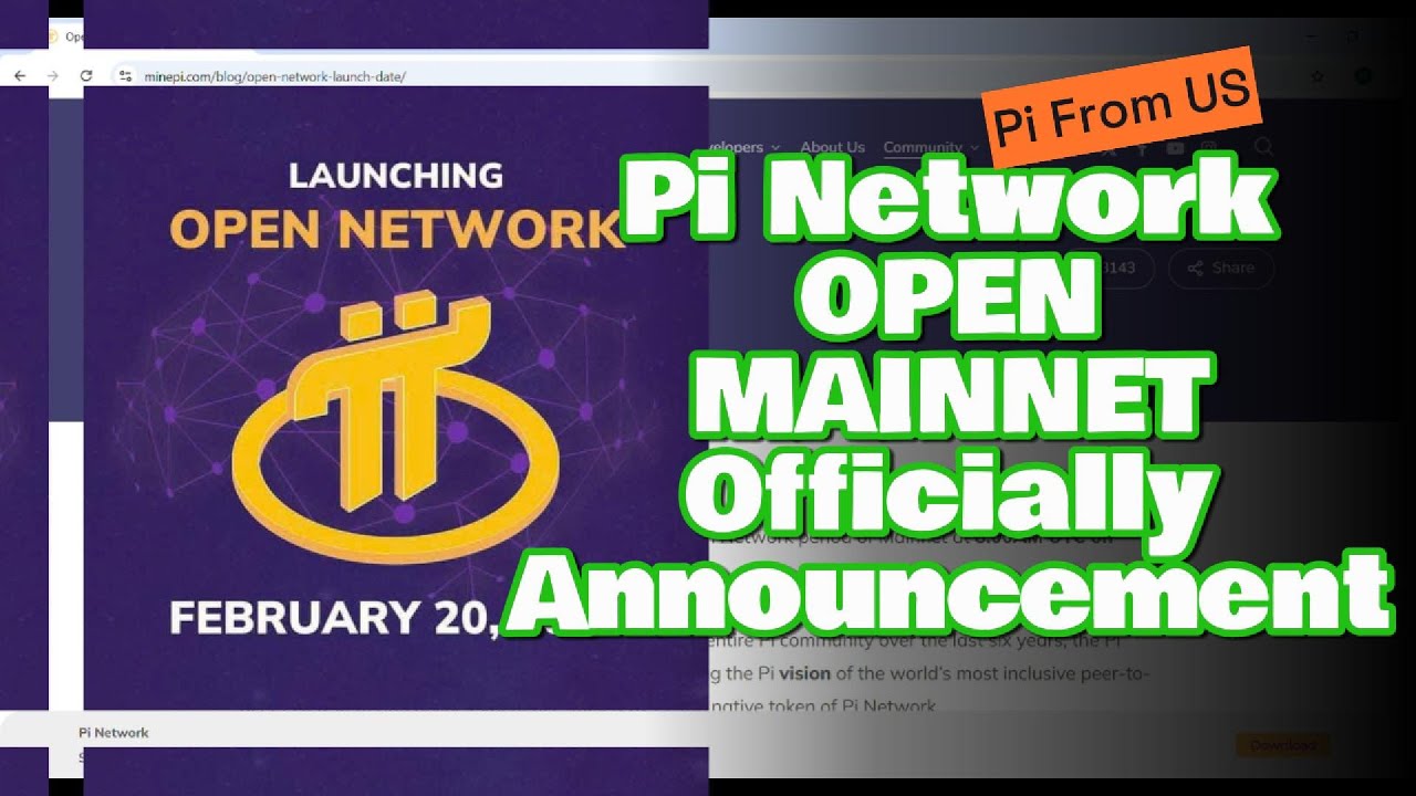 Pi Network Open Mainnet [Officially Announcement] - YouTube