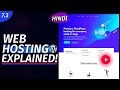What Is Web Hosting &amp; How Does It Works In Hindi In 2020 | Lesson - 7.3
