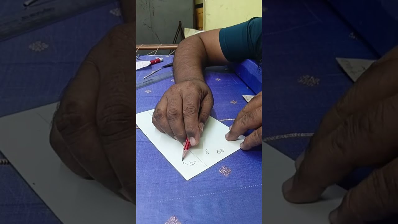 Zariwork training blouse ka drawing