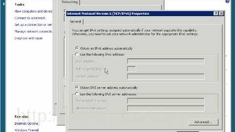 How to assign IPv4 address manually in Windows 2008 server -uCertify