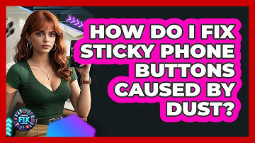 How Do I Fix Sticky Phone Buttons Caused By Dust? - Phone Fix and Features