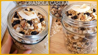 2. Granola Casera CON ó SIN HORNO | Aprende a hacer tu propia Granola con ingredientes sencillos