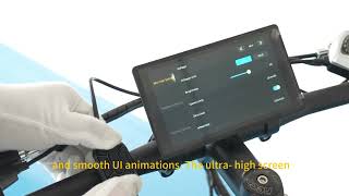 H8 electric bicycle display UART2 protocol, supports mobile phone screen projection