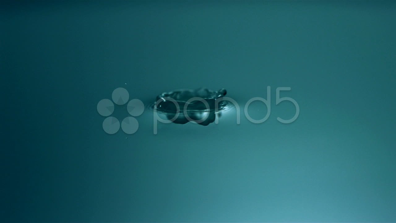 Water Ripple, Slow Motion. Stock Footage