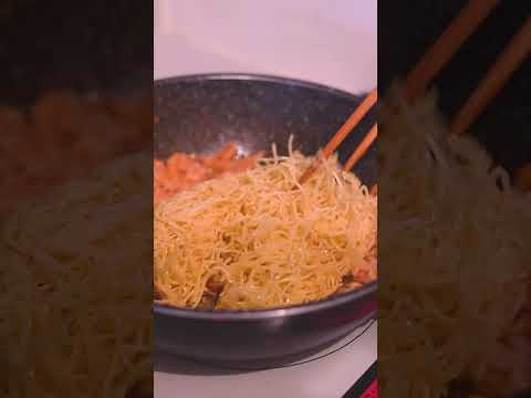 ASMR 豚キムチ焼きそば