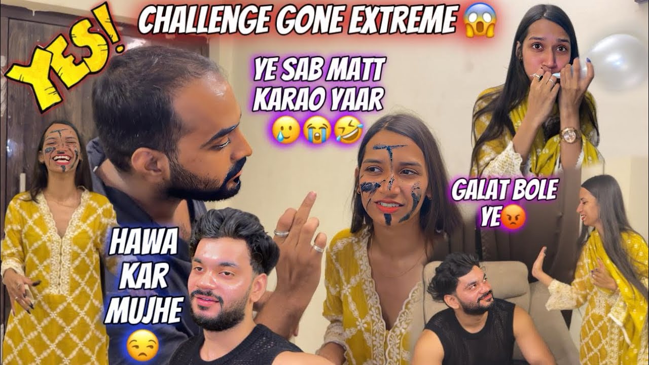 Yes challenge gone extreme 🤣Funny | Arsu & Zeeshan ne liya badla😭😡| Aarti vlogs |