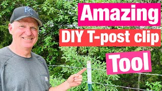 DIY T-Post clip tool