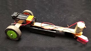 How To Make a Mini Dc Motor Car - Very Simple