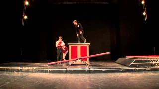 Graduation act - Acrobarouf teeterboard / banquine act 2010