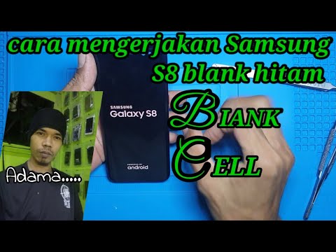 Samsung S8 blank hitam