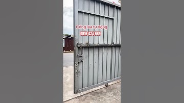 Lắp đặt motor cổng lùa tự động tại TP Hồ Chí Minh #motorconglua #congluatudong #motorjg