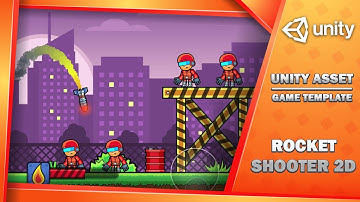 Build a 2D Rocket Shooter Game in Unity – Template Demo