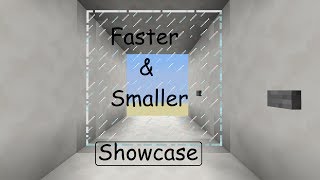 Minecraft Showcase: 4x4 seamless glass door V2 [German/HD]