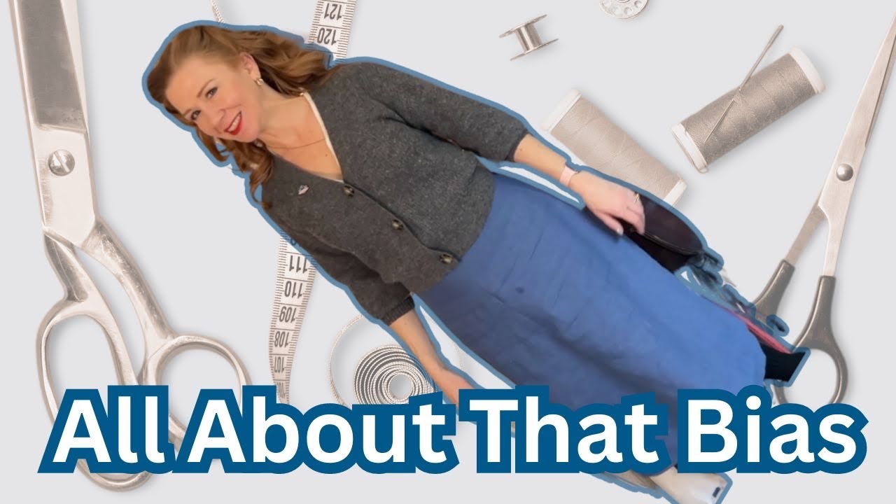 Draft an A-Line Skirt Pattern & Sewing On The Bias - 1945 Vintage Skirt