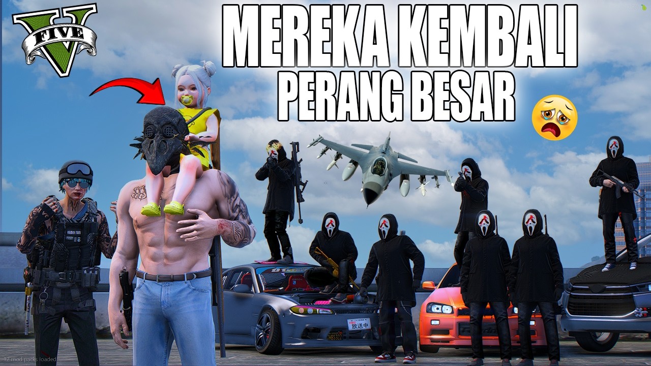 AMARAH BESAR !! KELUARGA KAMEK KEMBALI MELAWAN MAFIA TERKEJAM !! GTA 5 ROLEPLAY