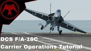 DCS F/A-18c Basic Carrier Operations tutorial