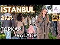 ISTANBUL EXPLORING MAJESTIC TOPKAPI PALACE | WALKING TOUR  | FEBRUARY 2024 | UHD 4K 60FPS