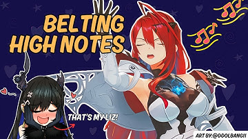 [Hololive] Liz Belts High Notes! Rissa